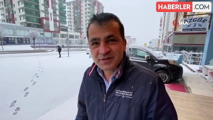 Kastamonu beyaz örtüyle kaplandı