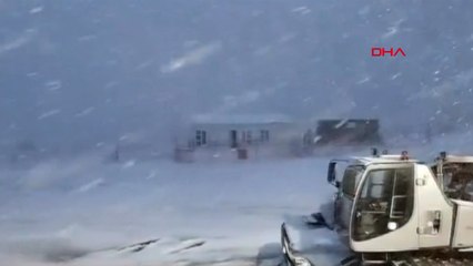 Karabük'ün yükseklerinde kar yağışı etkili oldu