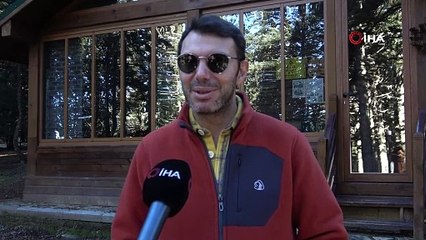 Uludağ’a kar yağdı, Orman Evleri’ne ilgi arttı