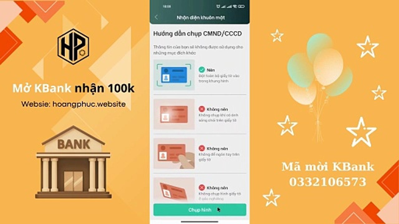 Mở tài khoản ngân hàng K PLUS VIETNAM nhận tới 100k vào túi