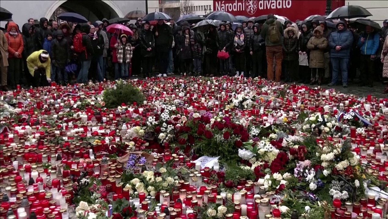 Czech Republic mourns victims of mass shooting