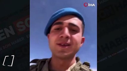 Elazığlı Şehit Aslan’ın şehit olursam diyerek komutanına attığı video