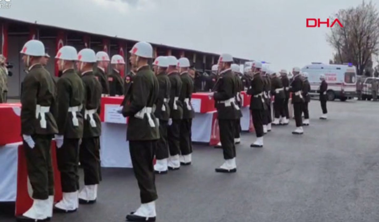 Pençe-Kilit şehitleri, Şırnak'taki törenin ardından memleketlerine uğurlandı