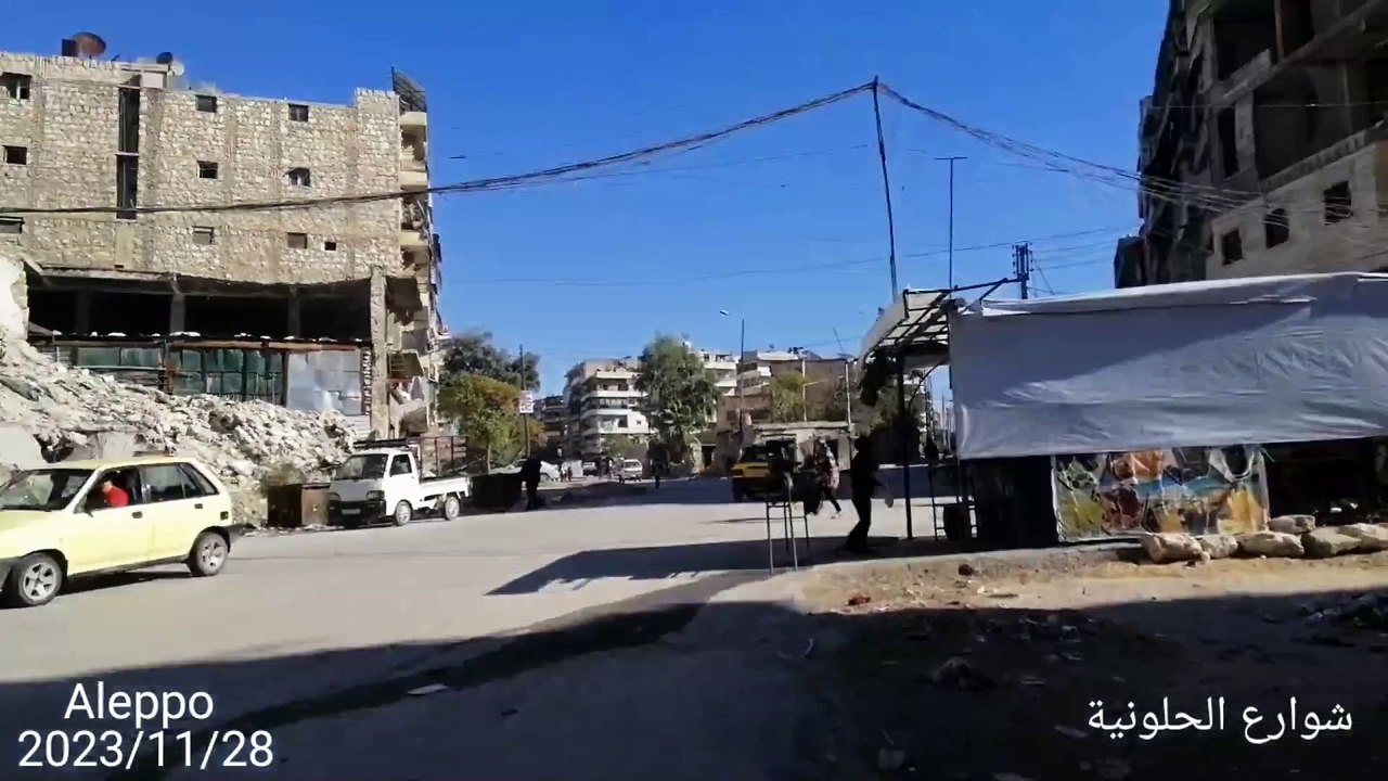 جولةشوارع حلب الشعبية