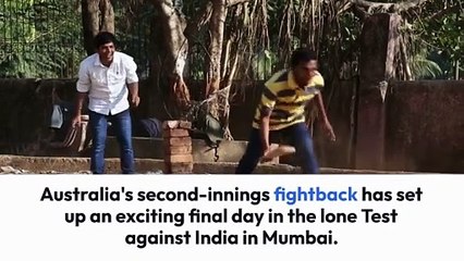 Australia’s third-day fightback sets up thrilling finale to Mumbai Test