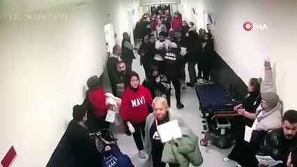 Okmeydanı Şehir Hastanesinde doktora yumruklu saldırı kamerada: Kızın saçına dokundu iddiası ortalığı karıştırdı