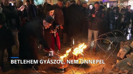 Idén nem lehet Betlehemben karácsonyozni