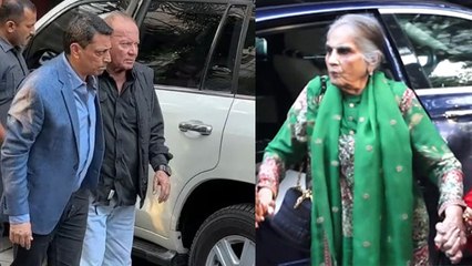 Arbaaz Khan Second Wedding में पहुंचे Father Salim Khan Mother Sushila Charak Video Viral..|