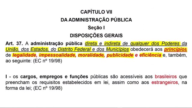 Aula 13.1 Administração Pública Parte I - Direito Constitucional