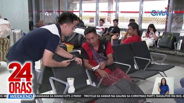 Road repairs sa Quezon, naging dahilan kaya kulang ang mga biyahe at naipon ang mga pasahero kahapon sa PITX | 24 Oras Weekend