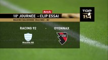 TOP 14 - Essai de Maxime BAUDONNE 2 (R92) - Racing 92 - Oyonnax Rugby