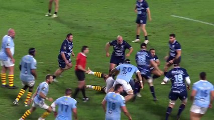 TOP 14 - Essai de Afusipa TAUMOEPEAU (USAP) - USA Perpignan - Aviron Bayonnais