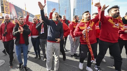 Galatasaraylı taraftarların derbi yolculuğu başladı