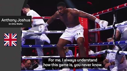 Anthony Joshua still chasing Deontay Wilder fight