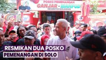 Ganjar Resmikan Posko Pemenangan Ganjar-Mahfud di Pasar Kliwon dan Banjarsari