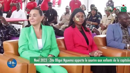 [#Reportage] Noel 2023 : Zita Oligui Nguema apporte le sourire aux enfants de la capitale