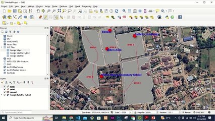 Drawing Lines and Adding Attributes in QGIS