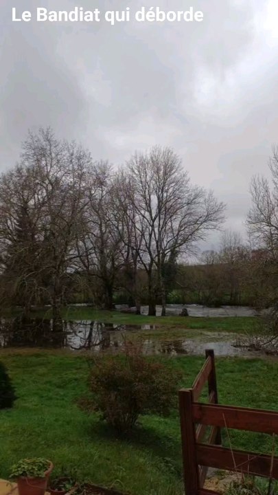 Le Bandiat qui déborde