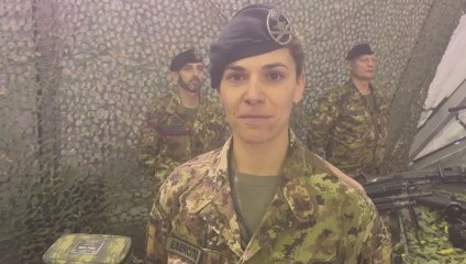"Con grande famiglia della Difesa a Natale sentiamo meno lontananza da casa" - Video