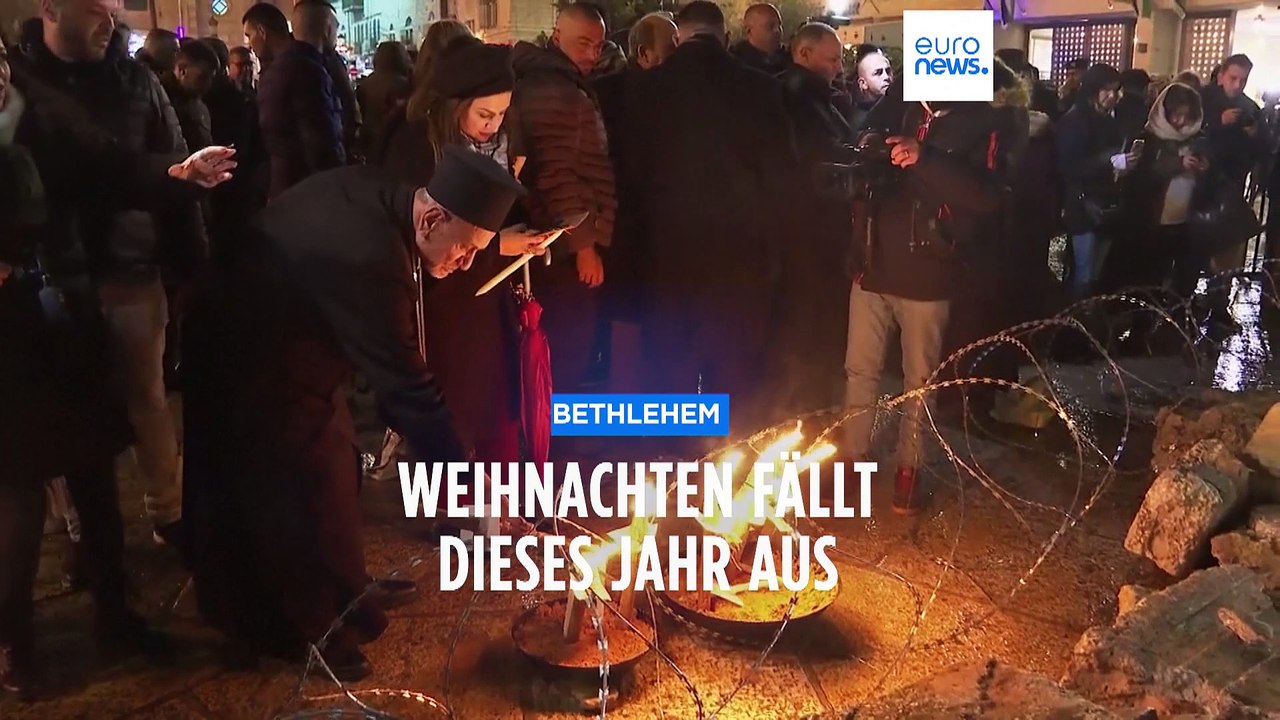 Weihnachten in Bethlehem fällt in diesem Jahr aus