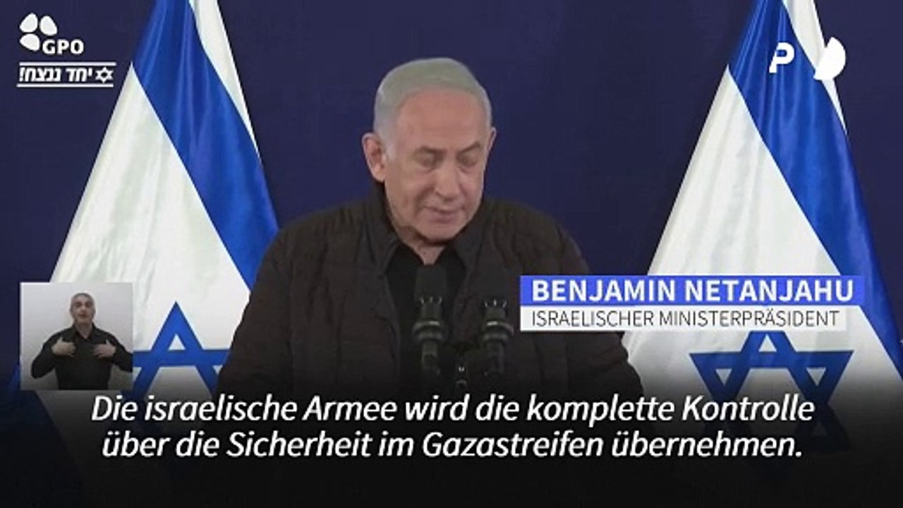 Netanjahu: 'Es wird keine Hamas mehr geben'