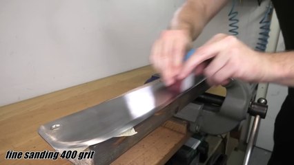Antique Two Handed Cleaver - Restoration