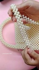 اتعلمى كيفية عمل شنطه لولى #تعليم #شنط #تركيا #العراق #لبنان #beads #diy