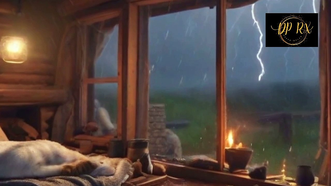 Relaxation avec le son de la pluie