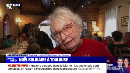 À Toulouse, un Noël solidaire a été organisé par l'association les Petits Frères des Pauvres