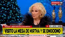 Emotivo pedido de Mirtha a Milei: 