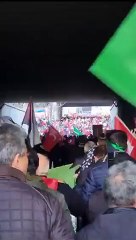 Ankara'daki Büyük Gazze yürüyüşünde "Kahrolsun İsrail ve kahrolsun PKK" sloganları!