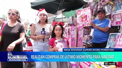 Gamarra y Mercado Central en Navidad: visitantes superan aforo permitido