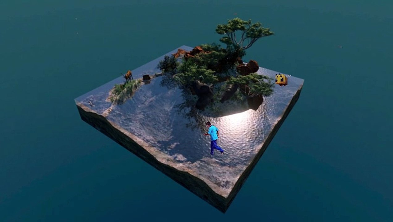 Vivendo no cubo minecraft portal secreto