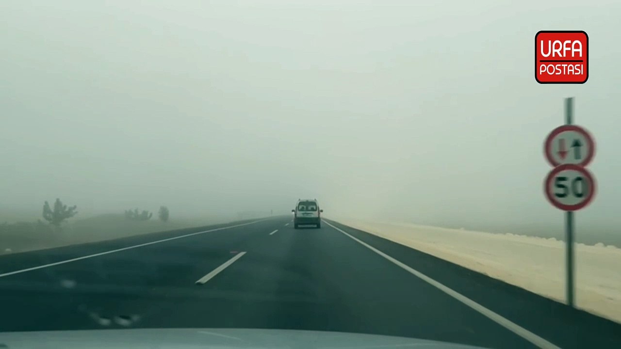 Şanlıurfa'da gün boyunca yoğun sis etkili oldu