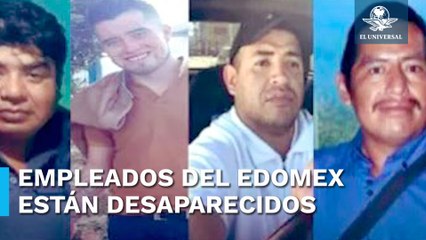 Captan momento en el que grupo armado priva de su libertad a 4 empleados en Edomex