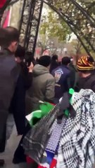 İstanbul'daki Filistin'e destek yürüyüşünde hilafet çağrısı skandalı