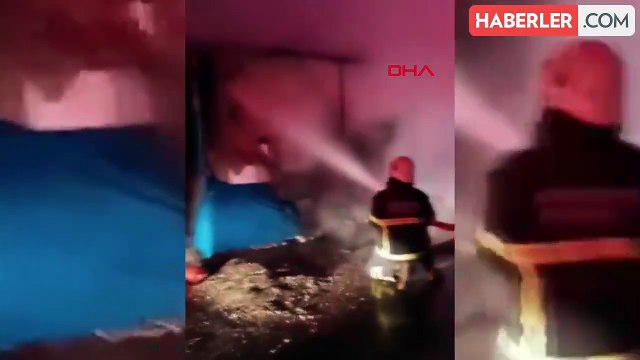 Adıyaman'da Konteyner Kentte Yangın: 2 Konteyner Yandı