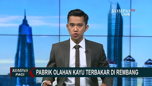 Suhu Ruangan Oven Terlalu Panas, Inilah Detik-Detik Pabrik Olahan Kayu Dilahap Api!