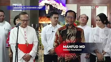 Menko Polhukam Mahfud MD Senang Umat Kristiani Bisa Ibadah dengan Aman