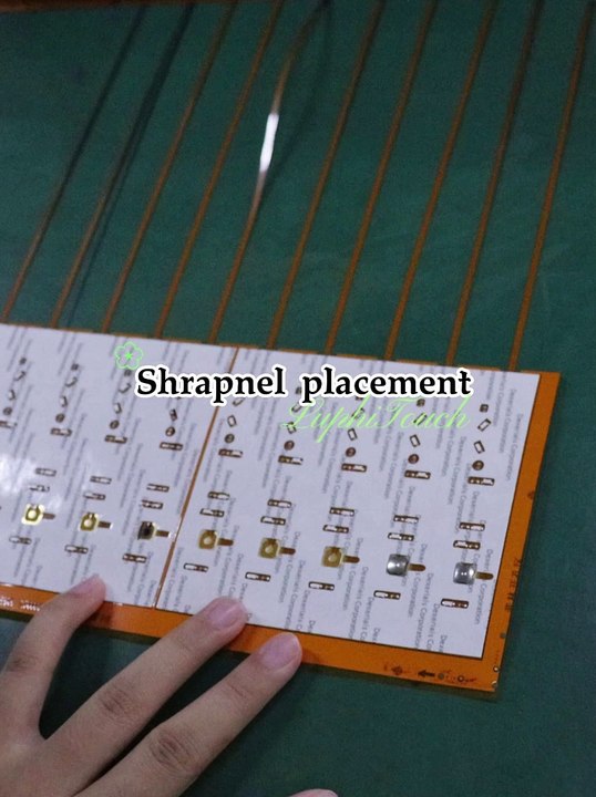Shrapnel placement