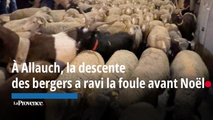 À Allauch, la descente  des bergers a ravi la foule avant Noël