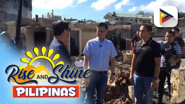 Sen. Sherwin Gatchalian, personal na bumisita sa nasa 8K na nasunugan sa Brgy. Pusok sa Lapu-Lapu City