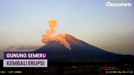 Gunung Semeru Erupsi Lagi, Tinggi Letusan Capai 1000 Meter