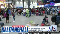 Mga pasahero sa Batangas Port, mas kaunti na ngayong araw | BT