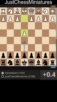 A Smothered checkmate in the Nimzowitsch Defense