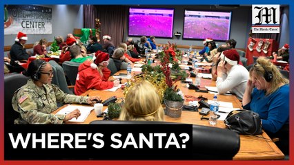 North American military command tracks Santa for kids to follow