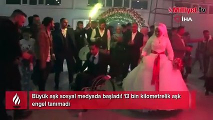 Büyük aşk sosyal medyada başladı! 13 bin kilometrelik aşk engel tanımadı