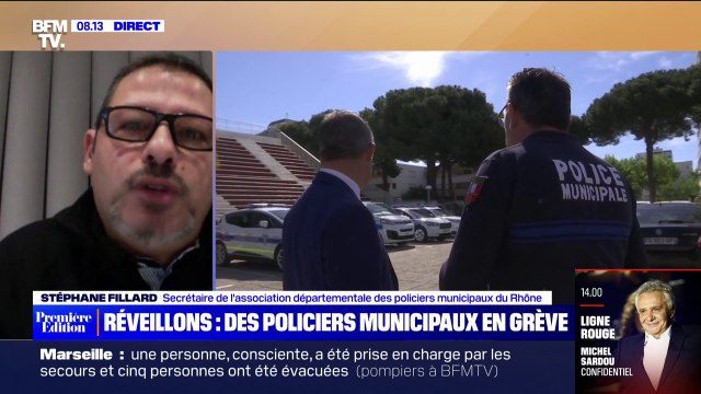 Policiers municipaux en grève: Ça fait pas mal d'années qu'on réclame un volet social digne de ce nom , affirme Stéphane Fillard (association policier municipaux du Rhône)