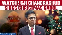 Christmas Celebrations at Supreme Court, CJI DY Chandrachud's Singing Viral Video | Oneindia News