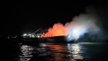 VIDEO: रामेश्वरम में मछुआरों की बोट में लगी आग, 50 लाख की नाव नष्ट